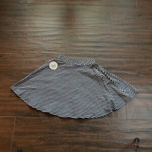NWT - SO Brand Skater Skirt Black and White Striped Size XS